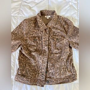 LIKE NEW Cheetah jacket